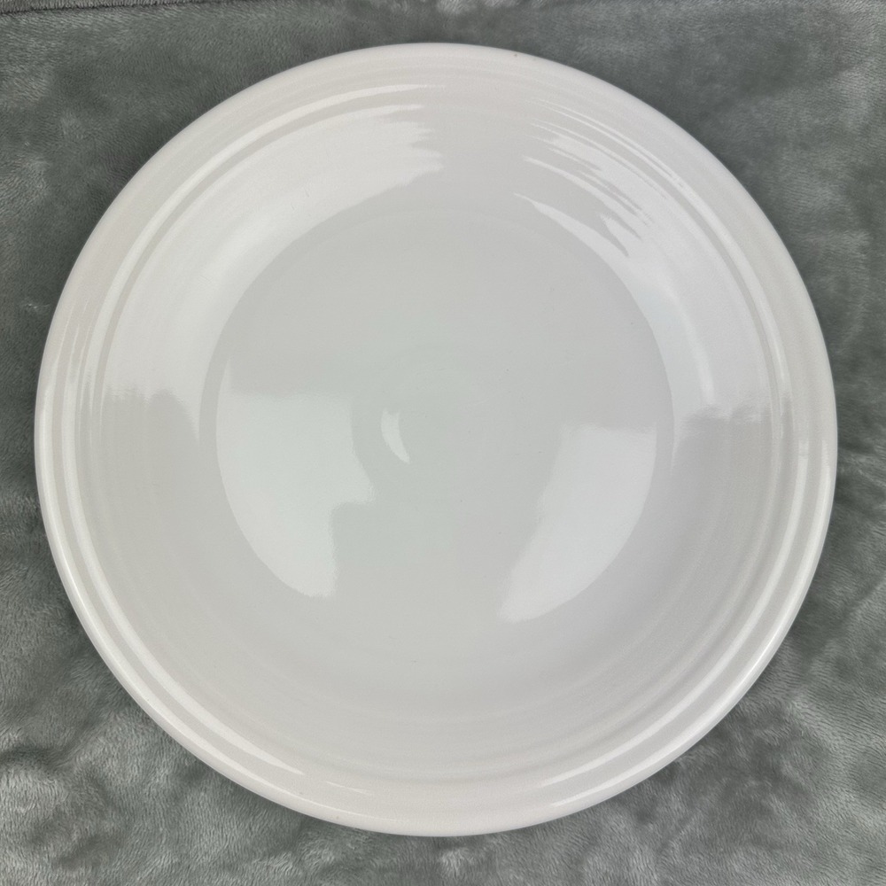 Fiesta Fiestaware Homer Laughlin Dinner Plate White